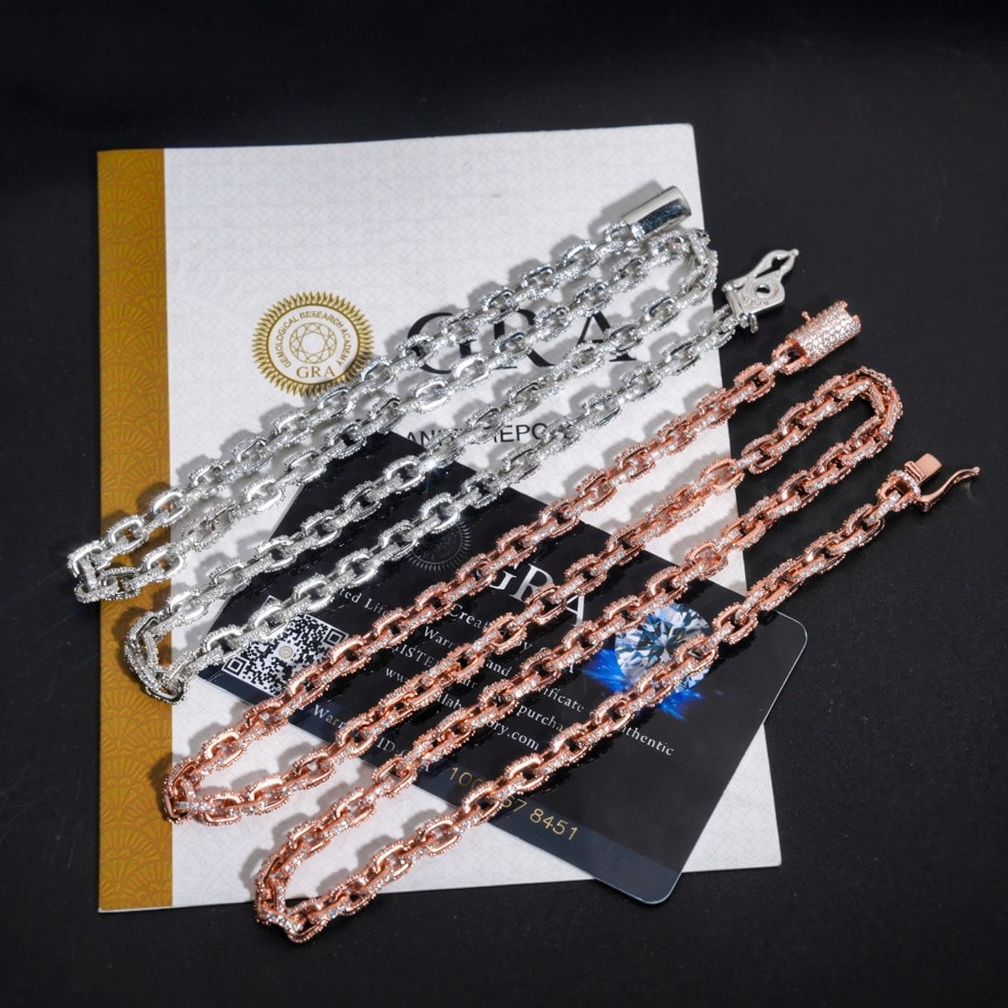 Iced Out 5.2mm Moissanite Infinity Bracelet