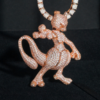 New Arrivals 3D Fashion Iced Out Diamond Fox Pendant