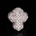 ZUANFA Moissanite Cross Ring