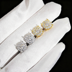 Zuanfa Luxury Iced Out Moissanite Earrings