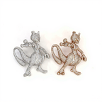 New Arrivals 3D Fashion Iced Out Diamond Fox Pendant