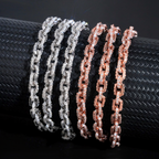 Iced Out 5.2mm Moissanite Infinity Bracelet