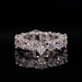 Classic 925 Silver Moissanite Women Wedding Ring