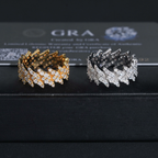 Fashion Iced Out Thorn Moissanite Ring