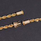 6mm Stainless Steel Rope Bracelet