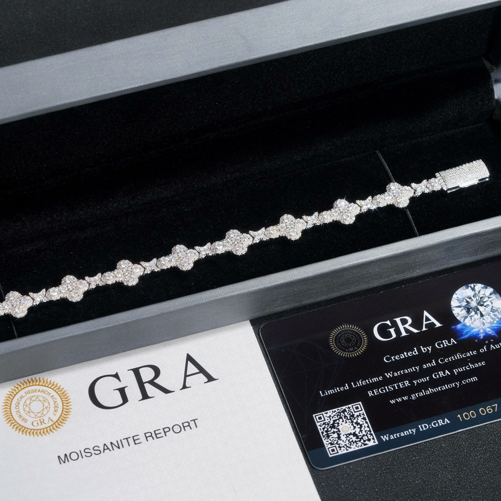 Zuanfa Fine Jewelry 10mm Moissanite Cross Chains