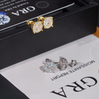 Zuanfa Luxury Iced Out Moissanite Earrings