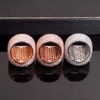 Upside Down Moissanite Hip Hop Ring