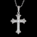 Hip Hop Iced Out Moissanite Cross Pendant