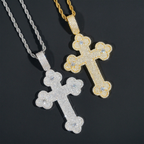GRA Certificate Moissanite Cross Pendant