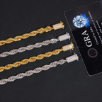 6mm Stainless Steel Rope Bracelet