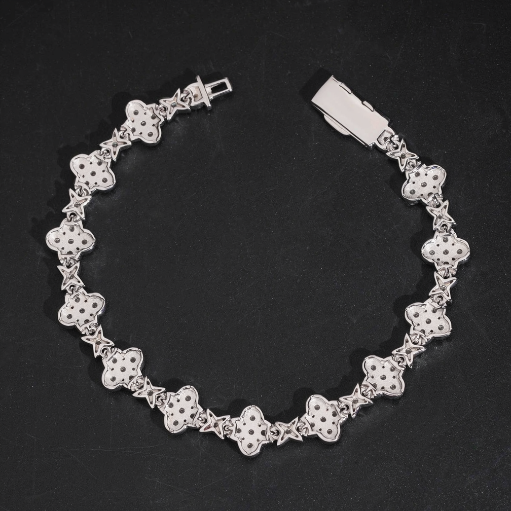Zuanfa Popular Cross Moissanite Bracelet
