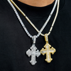 Hot Sale Luxury Hip Hop Iced Out Cross Diamond Pendant