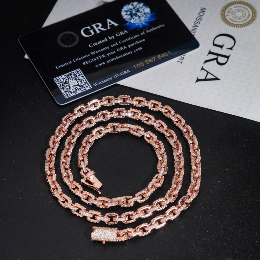 Iced Out 5.2mm Moissanite Infinity Chain