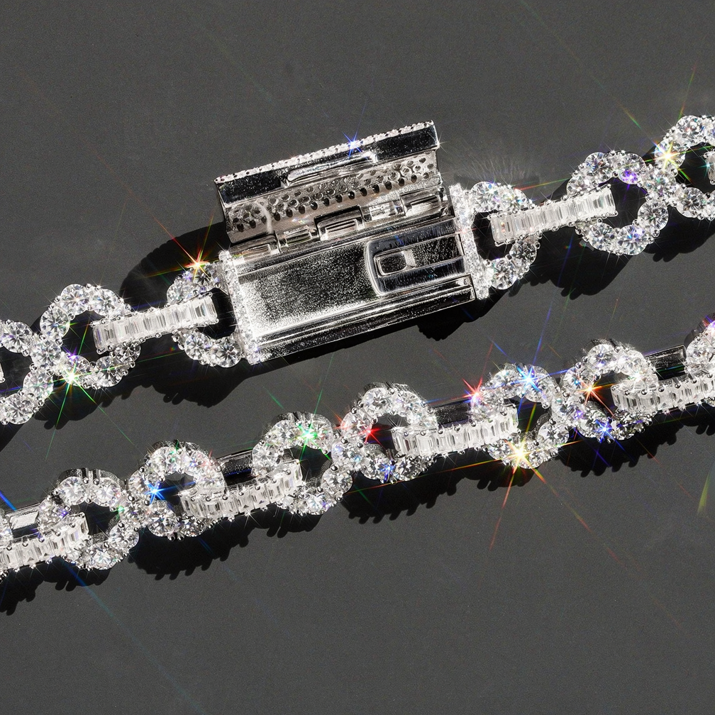 Special Popular Iced Out 15MM Diamond Cuban Link Chain