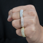 Hot Selling 925 Silver Pass Diamond Tester 5 Rows Moissanite Eternity Ring
