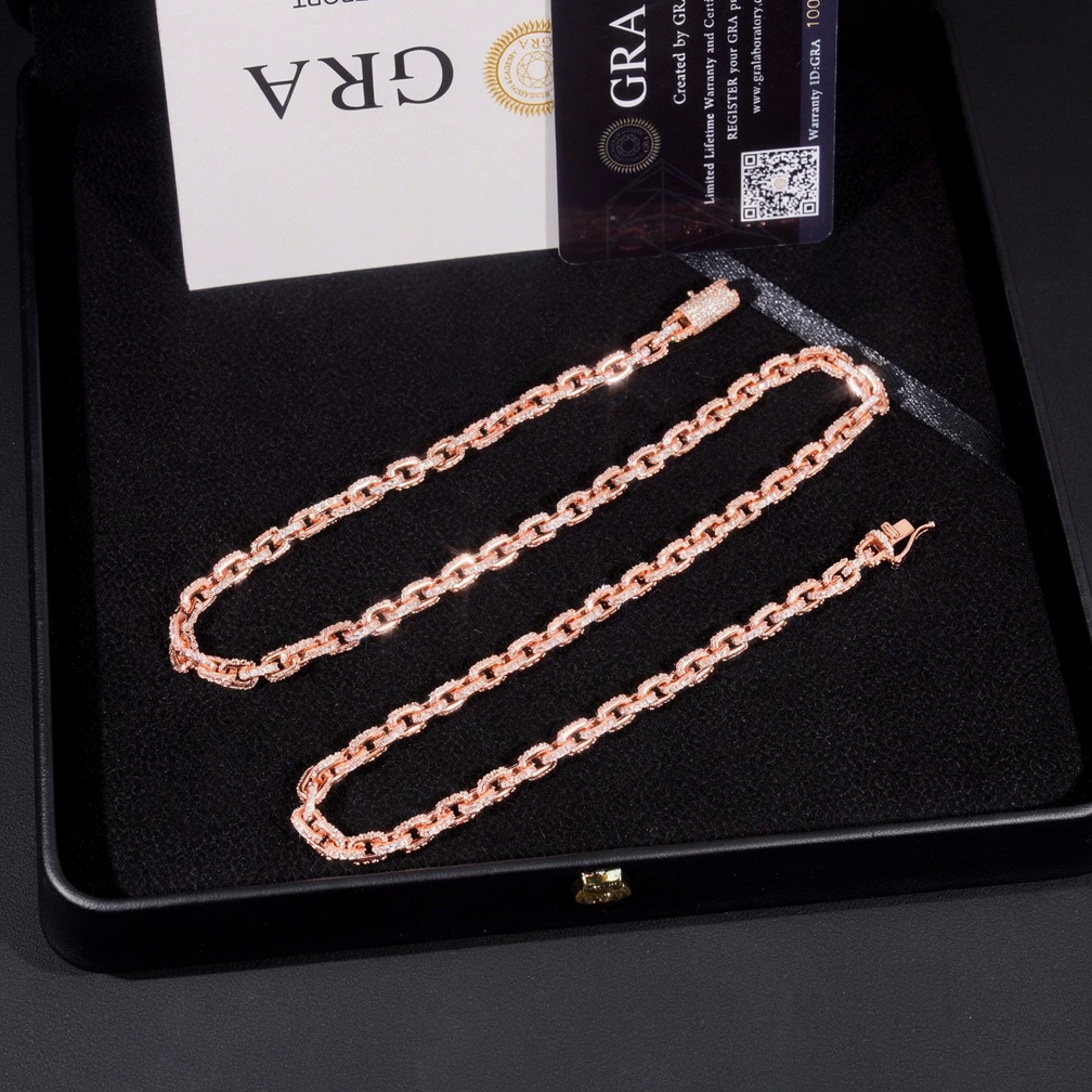 Iced Out 5.2mm Moissanite Infinity Bracelet