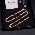 Iced Out 5.2mm Moissanite Infinity Chain