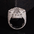 ZUANFA Moissanite Cross Ring