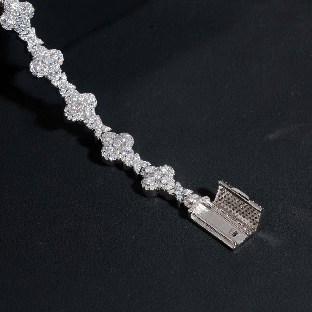 Zuanfa Popular Cross Moissanite Bracelet