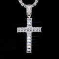 Luxury Hip Hop Diamond Cross Pendant