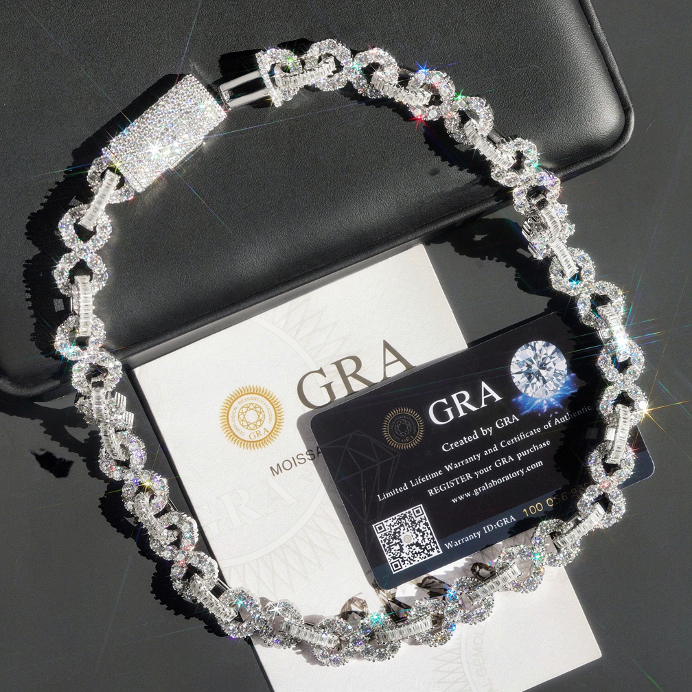 Special Popular Iced Out 15MM Diamond Cuban Link Chain
