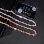 Iced Out 5.2mm Moissanite Infinity Bracelet