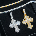 Hot Sale Luxury Hip Hop Iced Out Cross Diamond Pendant